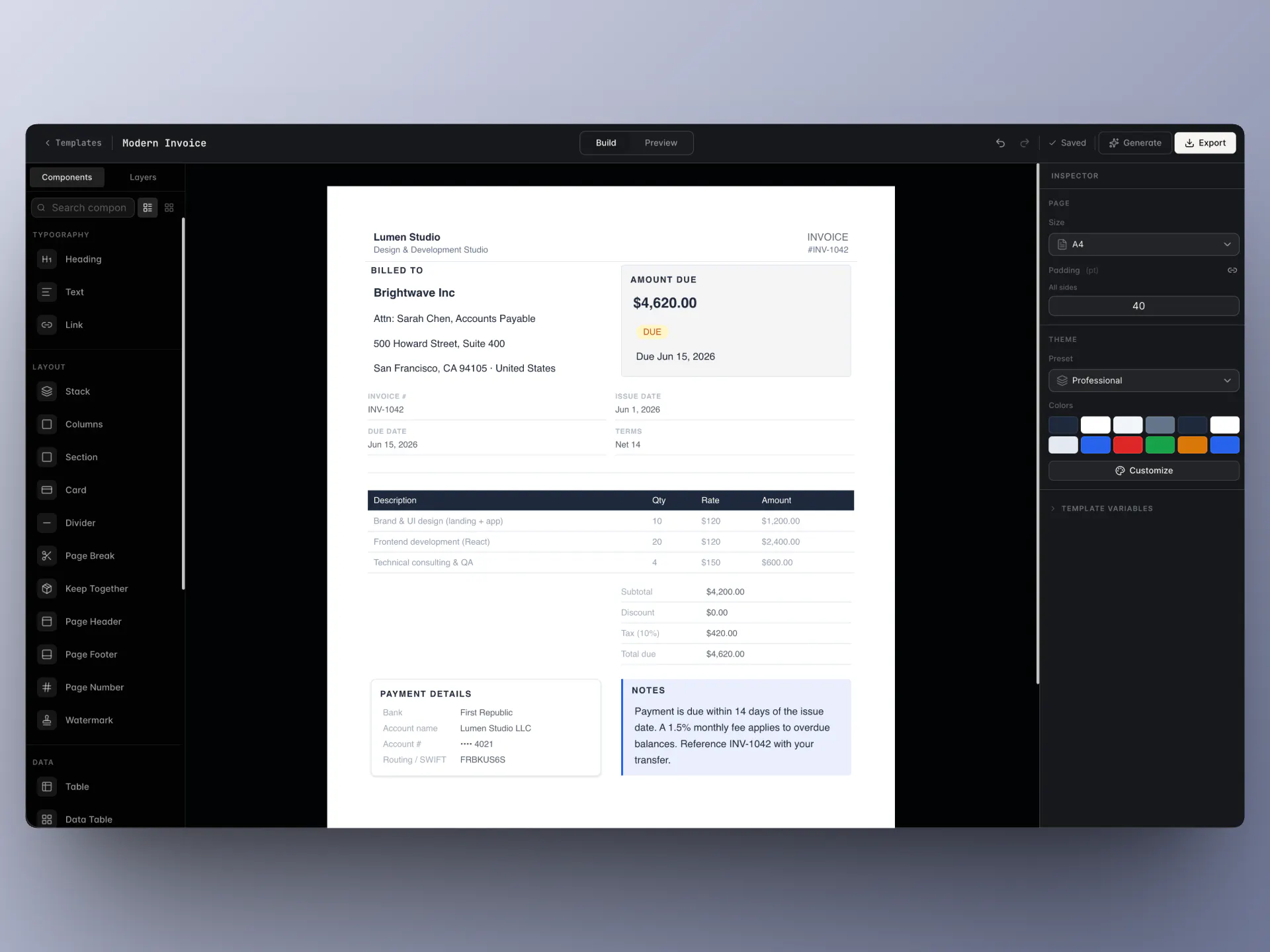 PDFx Builder gallery image