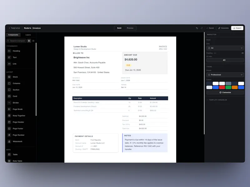 PDFx Builder screenshot 2