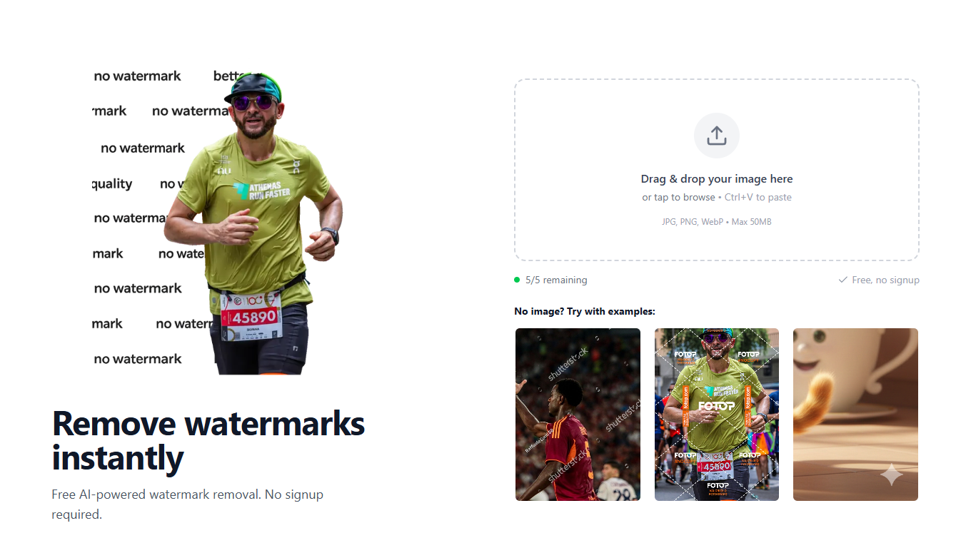 Goodbye Watermark - Screenshot 3 showing product features and functionality