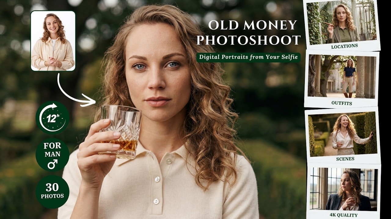 Old Money 30-Photo Bundle (Female) gallery image