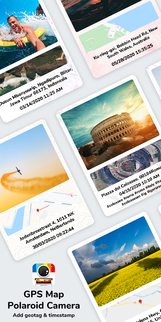 GPS Map Polaroid camera gallery image