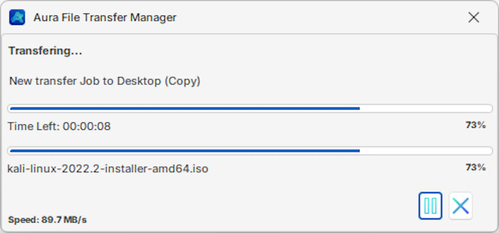 Aura File Transfer Manager screenshot 2