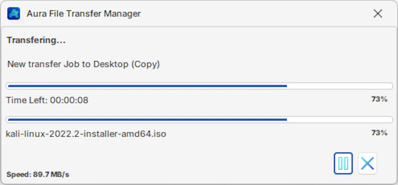 Aura File Transfer Manager screenshot 2