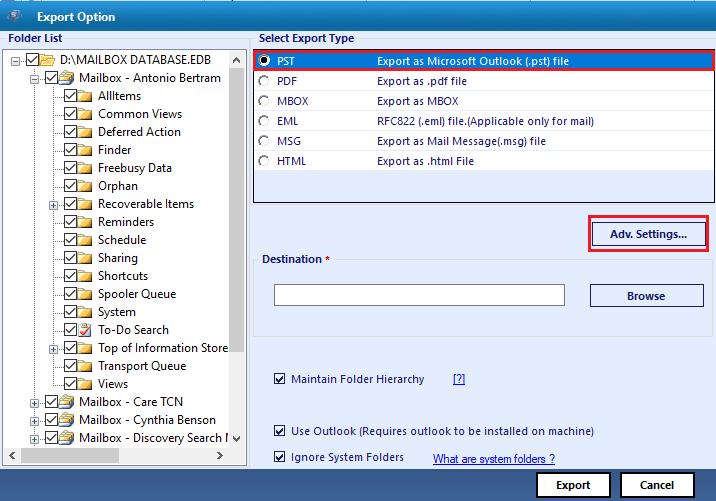 SysTools EDB to PST Converter Software - Convert EDB Files to PST, EML, MBOX, MSG, HTML, & PDF Format media 3