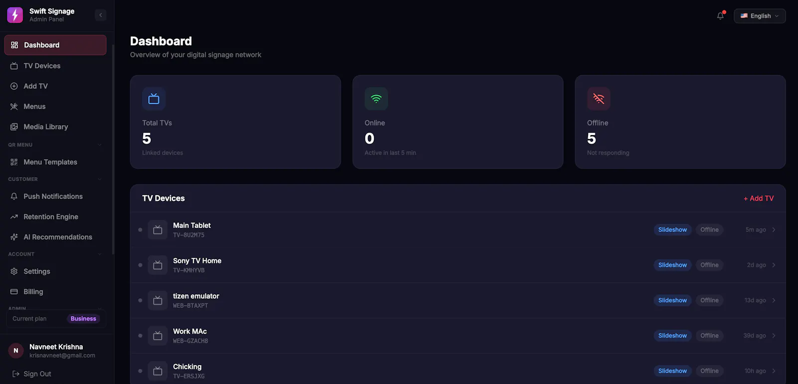 Swift Signage screenshot 1
