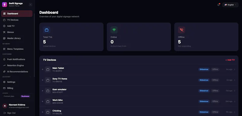Swift Signage screenshot 1