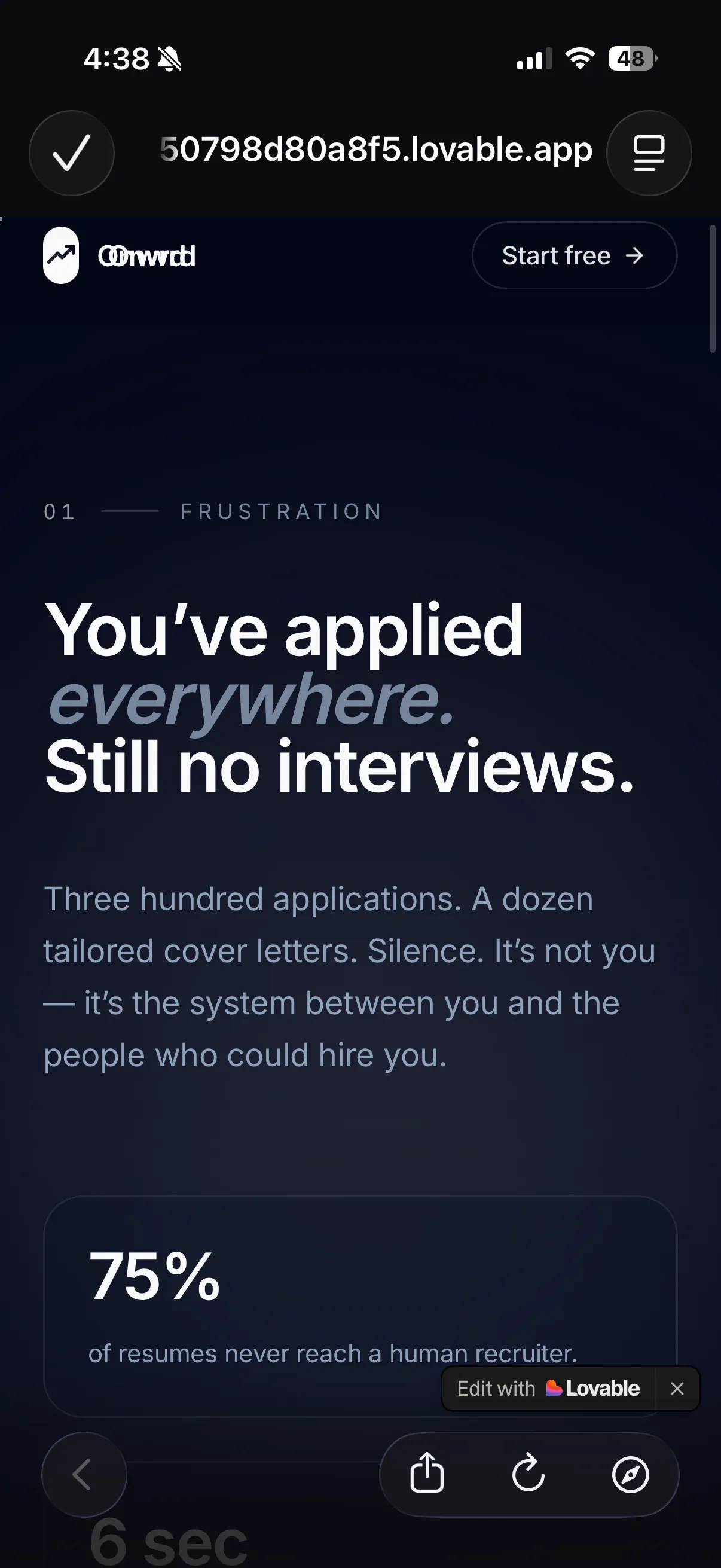 Onwrd screenshot