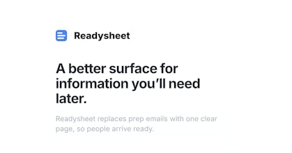 Readysheet gallery image