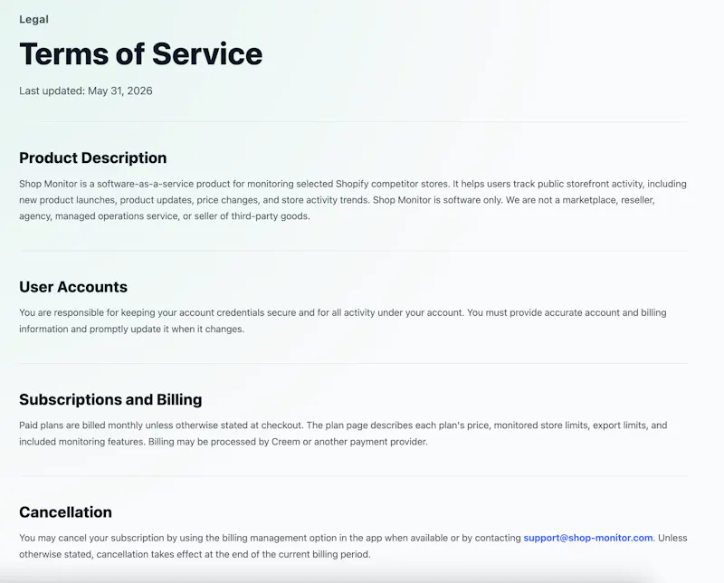 Shop Monitor screenshot 8