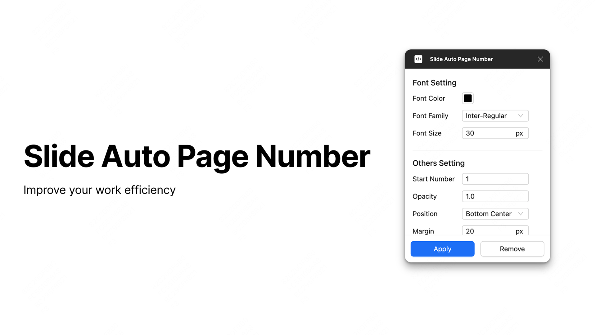 Slide Auto Page Number gallery image
