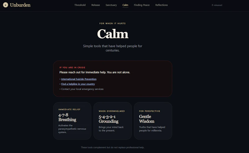 Unburden screenshot 3