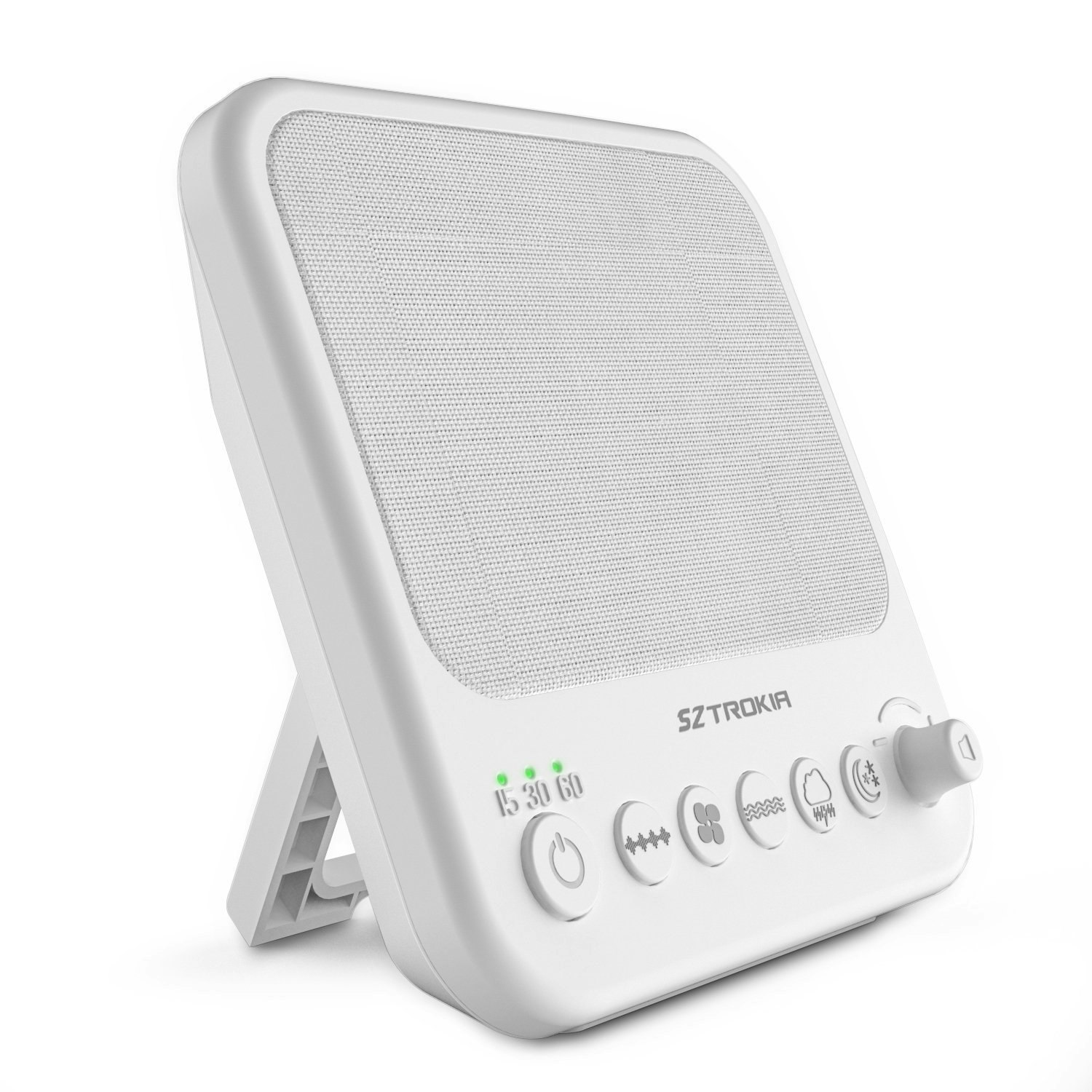 SZTROKIA White Noise Machine, Natural Sound Sleep Therapy Machine,USB Output Charger gallery image