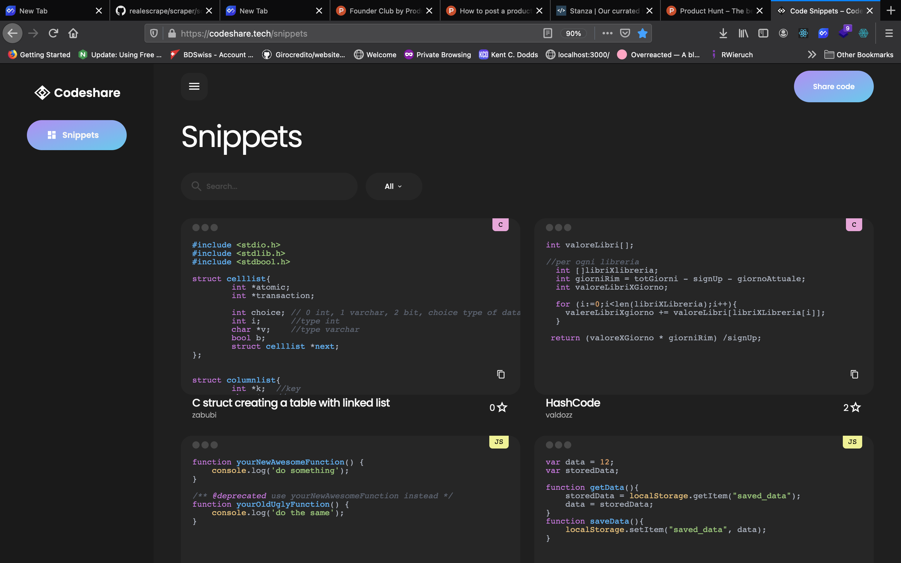 Codeshare gallery image