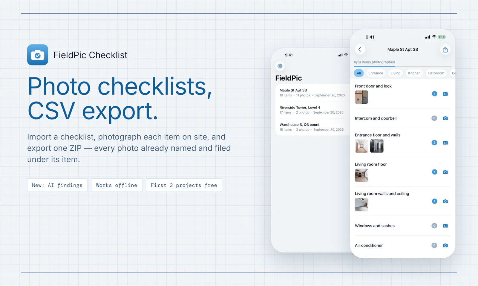 FieldPic Checklist screenshot 2