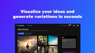 Solutions numériques pour améliorer la visibilité en ligne et l&rsquo;efficacité avec Image Generator par Akool.