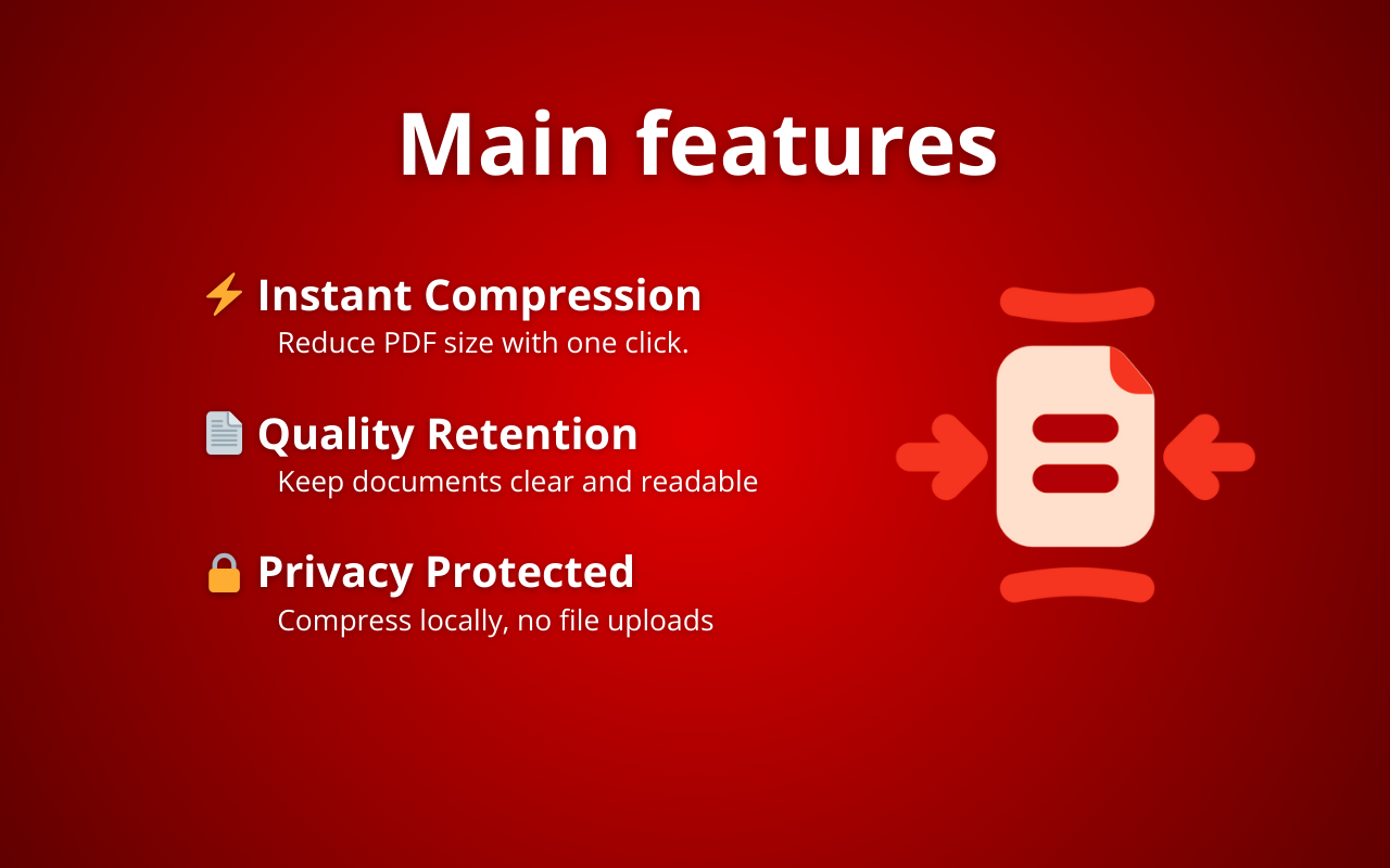 Reduce PDF size gallery image