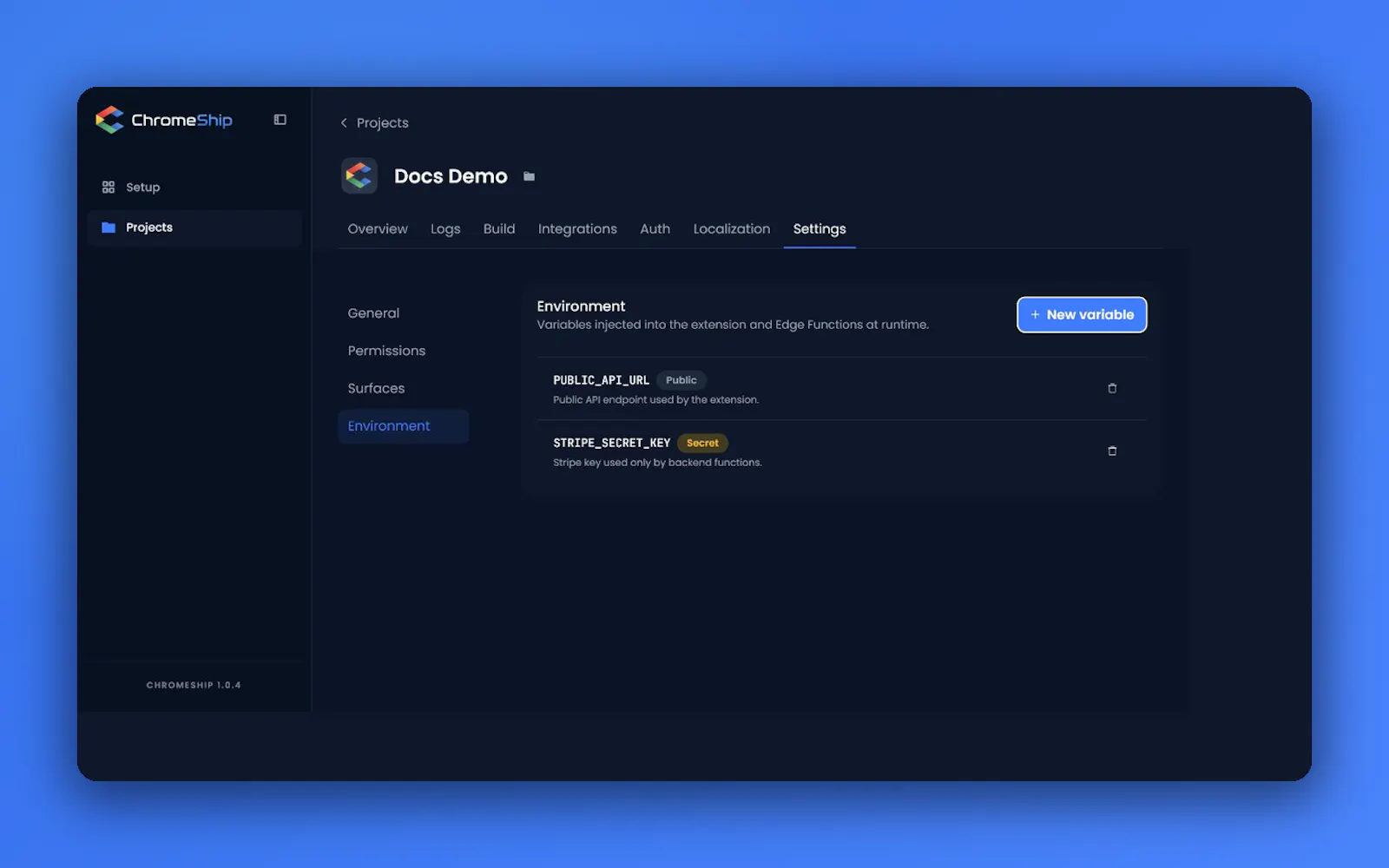 ChromeShip screenshot 3