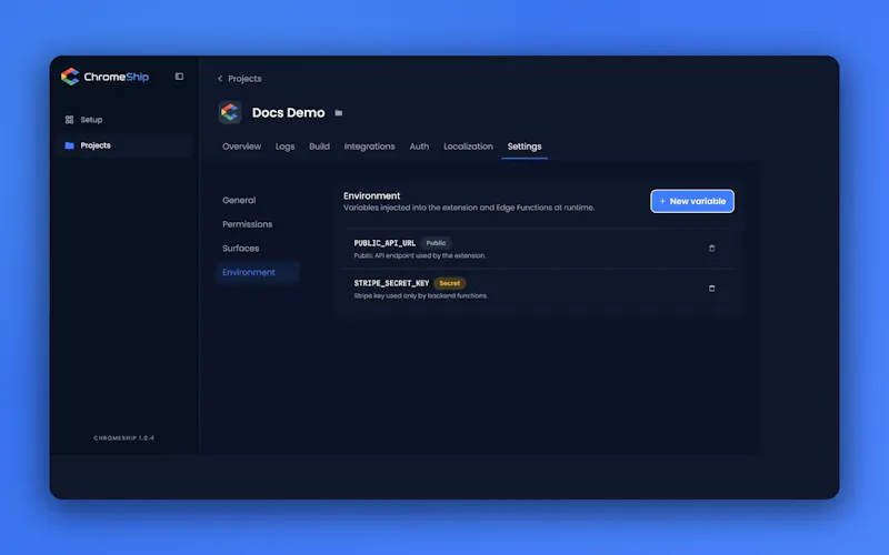 ChromeShip screenshot 3