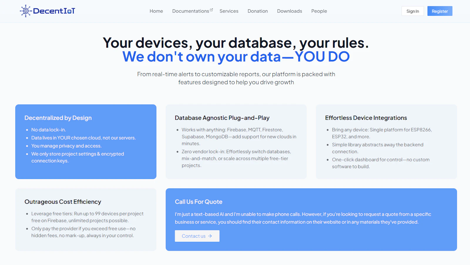 DecentIoT screenshot 3