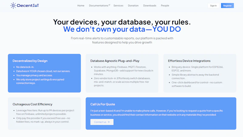 DecentIoT screenshot 3