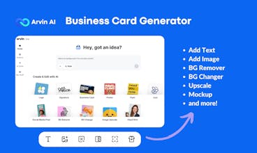 Arvin AI Business Card Generator gallery image