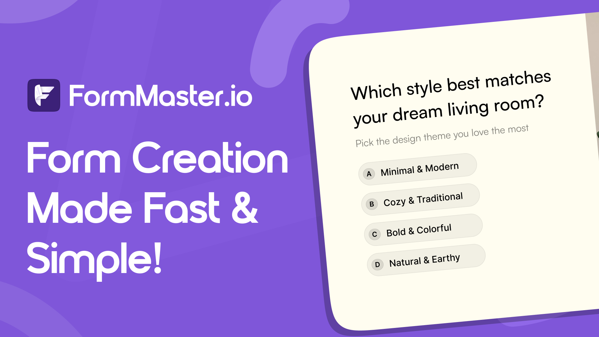 Média FormMaster.io - Créer des formulaires en secondes.Smart, simple et alimenté par AI 1