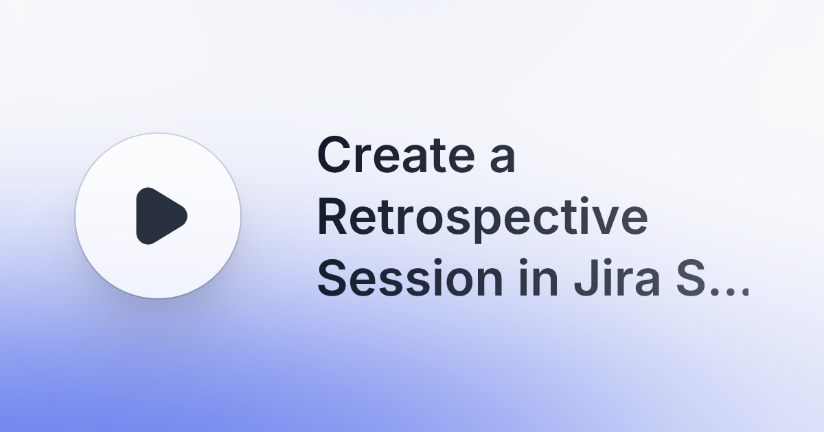 Média Sprintretro - Outil rétrospectif de sprint gratuit avec métriques Jira intégrées 6