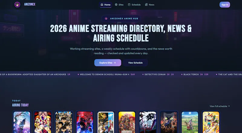 AniZoneX screenshot 1