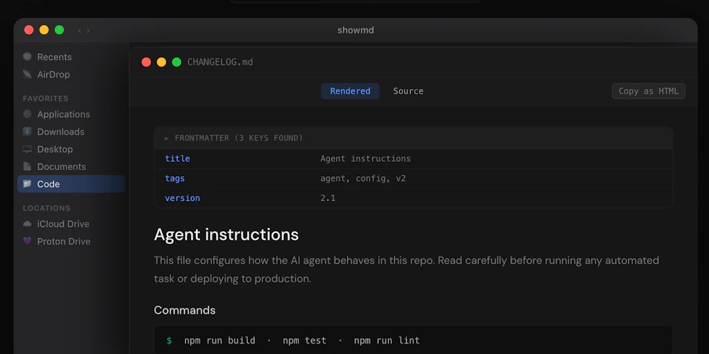 showmd:Markdown 從不該只是以純文字形式預覽