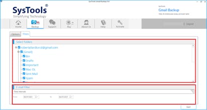 SysTools Gmail Backup Software gallery image