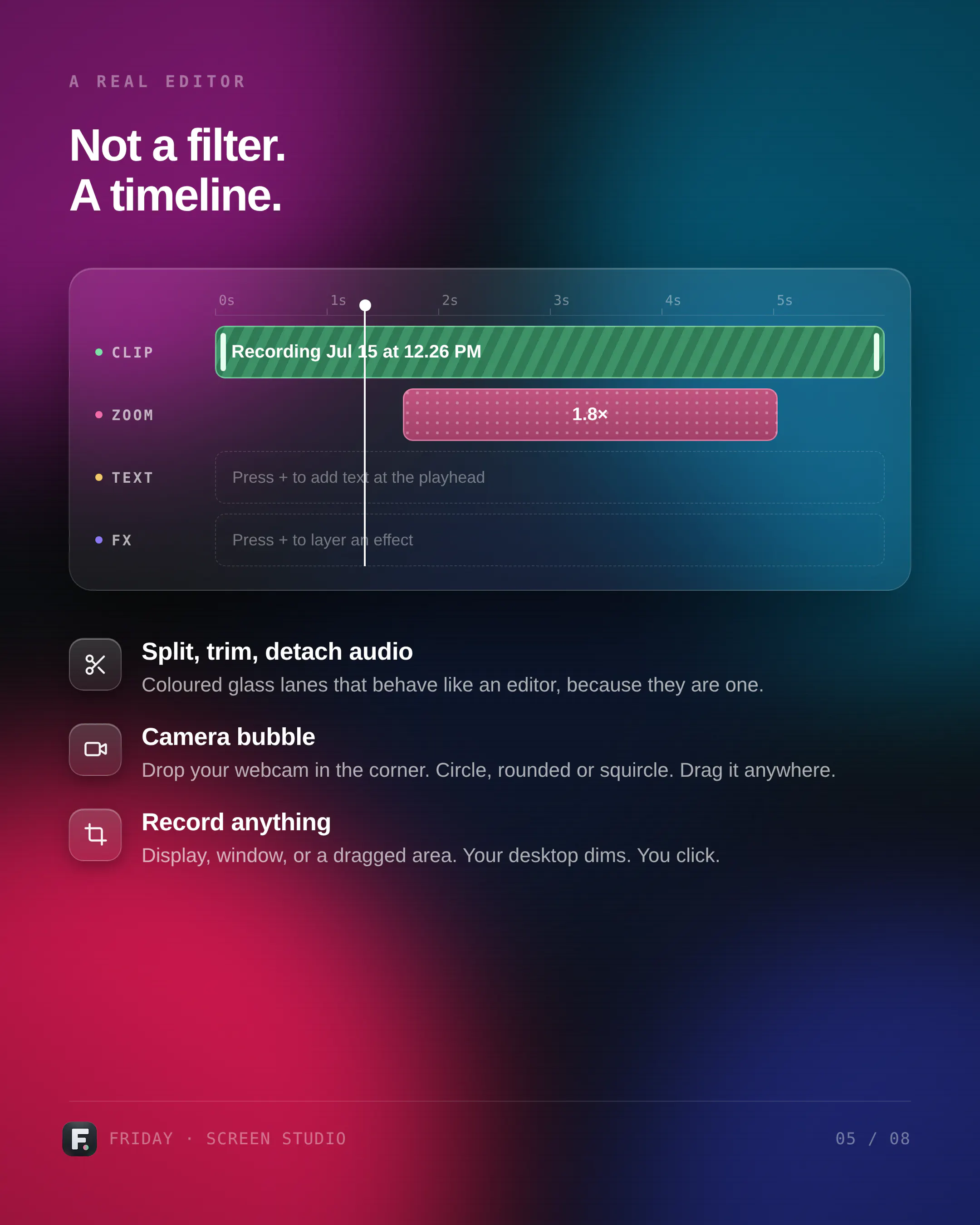 Friday screenshot