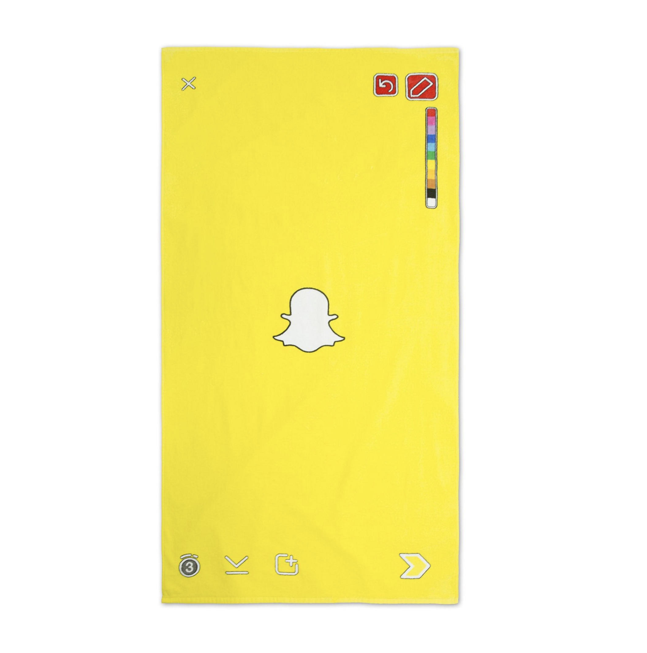 Official Snapchat Beach Towel gallery image