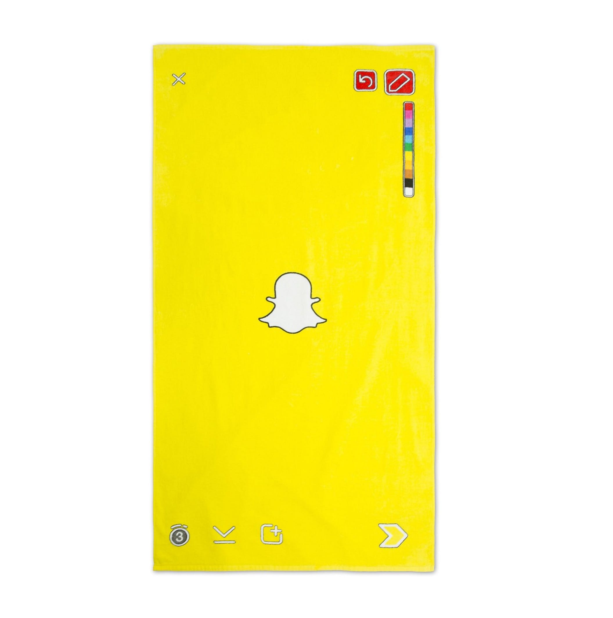 Official Snapchat Beach Towel media 3