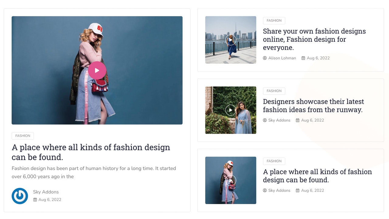 Sky Addons for Elementor Website Builder gallery image
