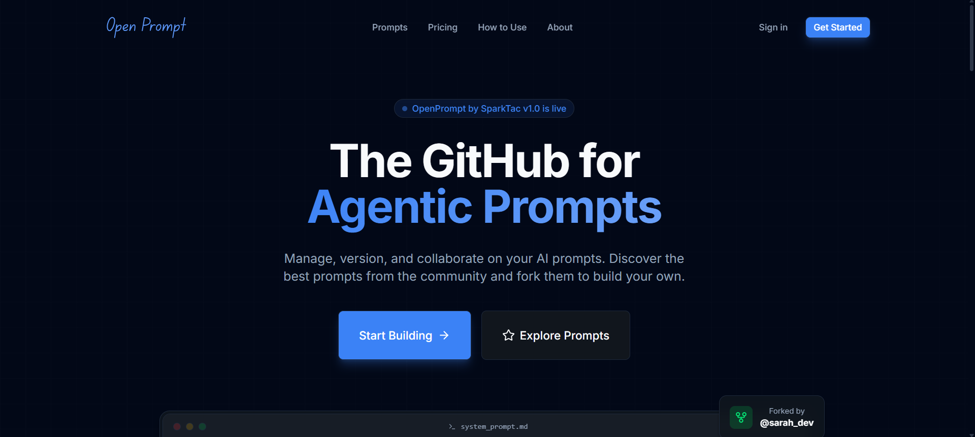 OpenPrompt gallery image