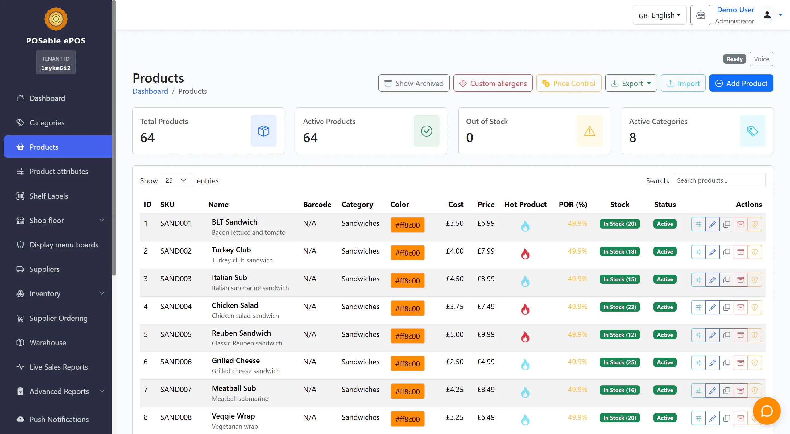 POSable POS - Affordable ePOS Software gallery image