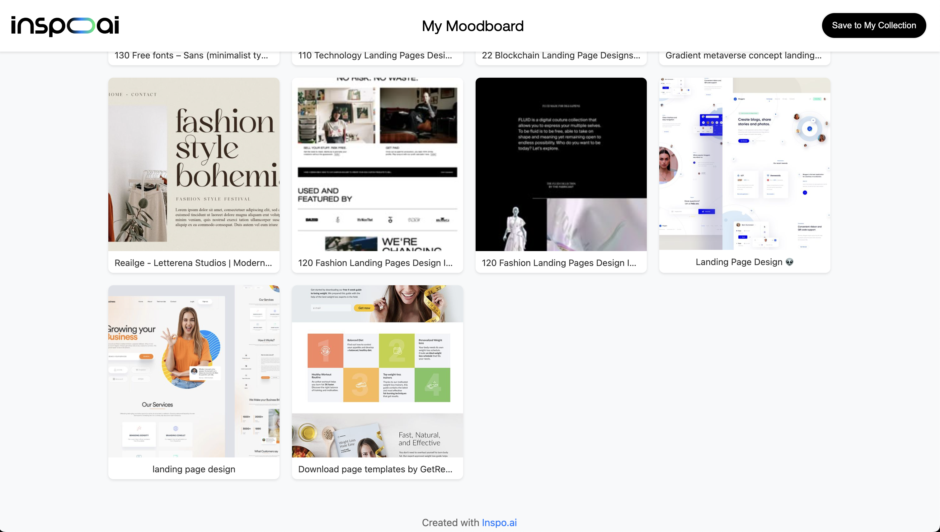 Inspoai - AI Powered Inspiration Finder 및 Moodboard Creation 미디어 4