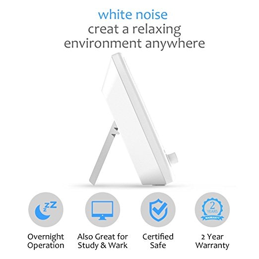 SZTROKIA White Noise Machine, Natural Sound Sleep Therapy Machine,USB Output Charger gallery image