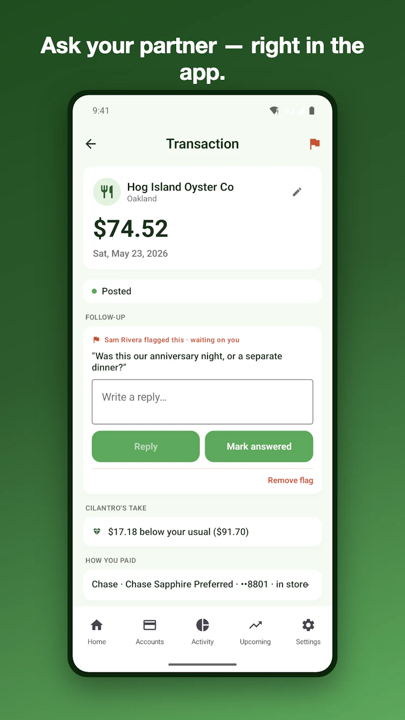 Cilantro screenshot 3