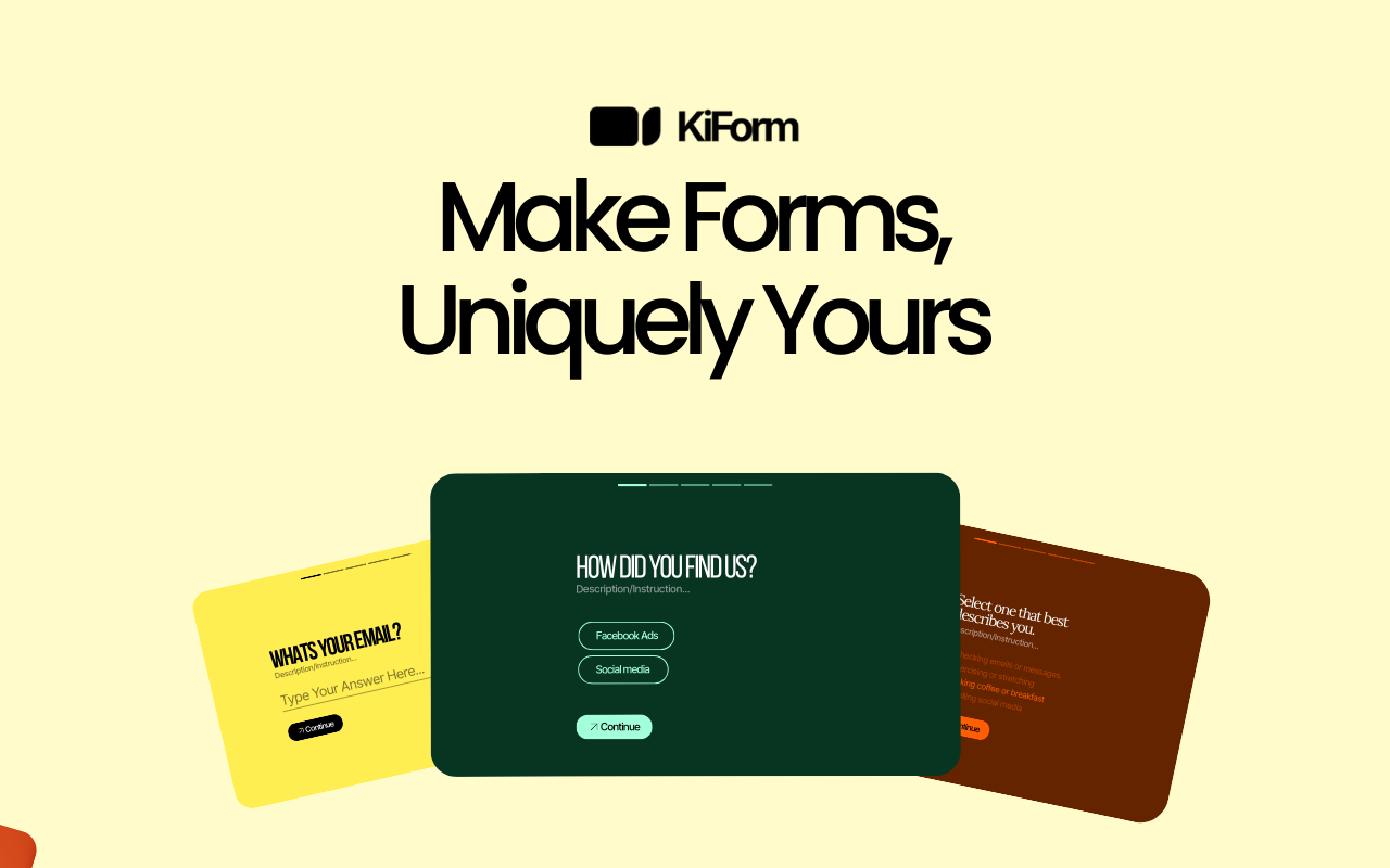kiform（beta） - 创建人们喜欢的形式。媒体5