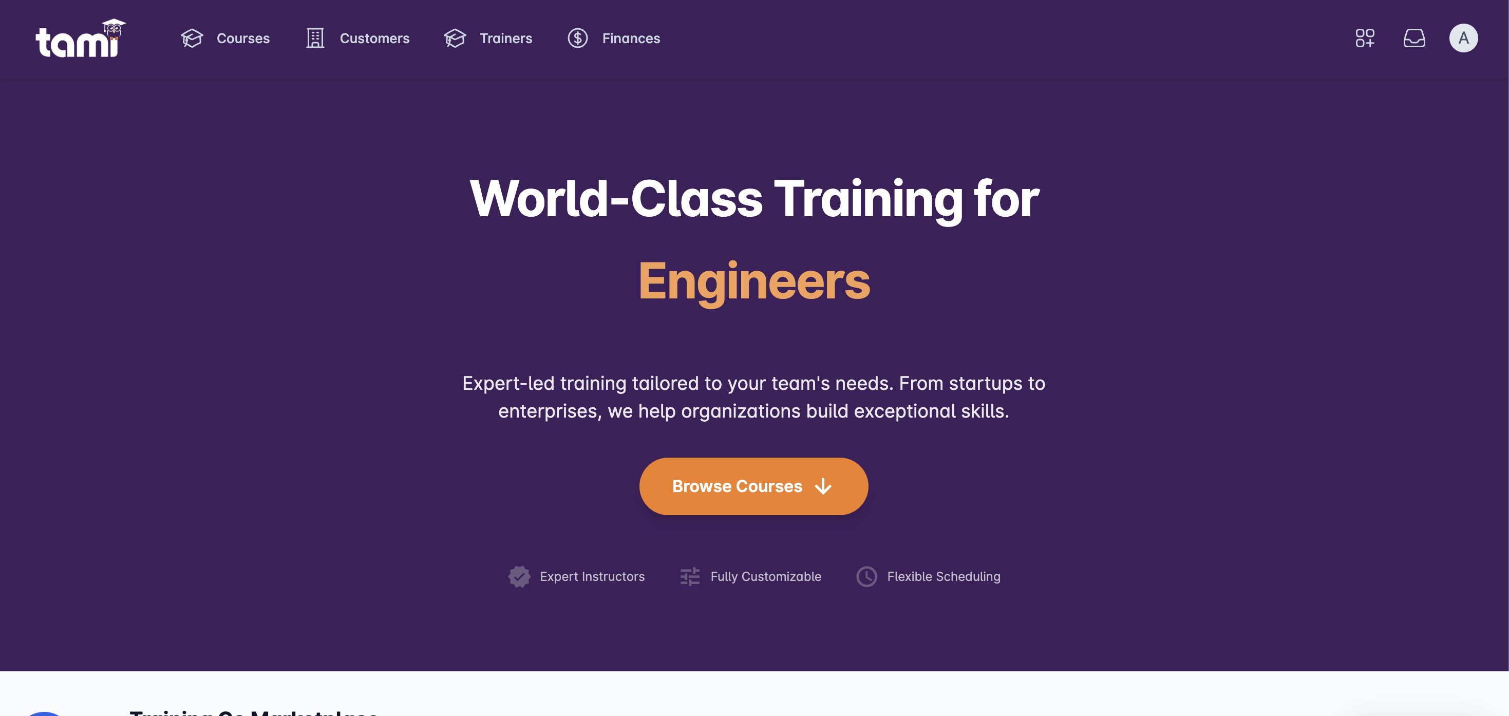 TryTami – Training Management Platform gallery image