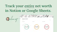 Net Worth Tracker for Notion & GSheets