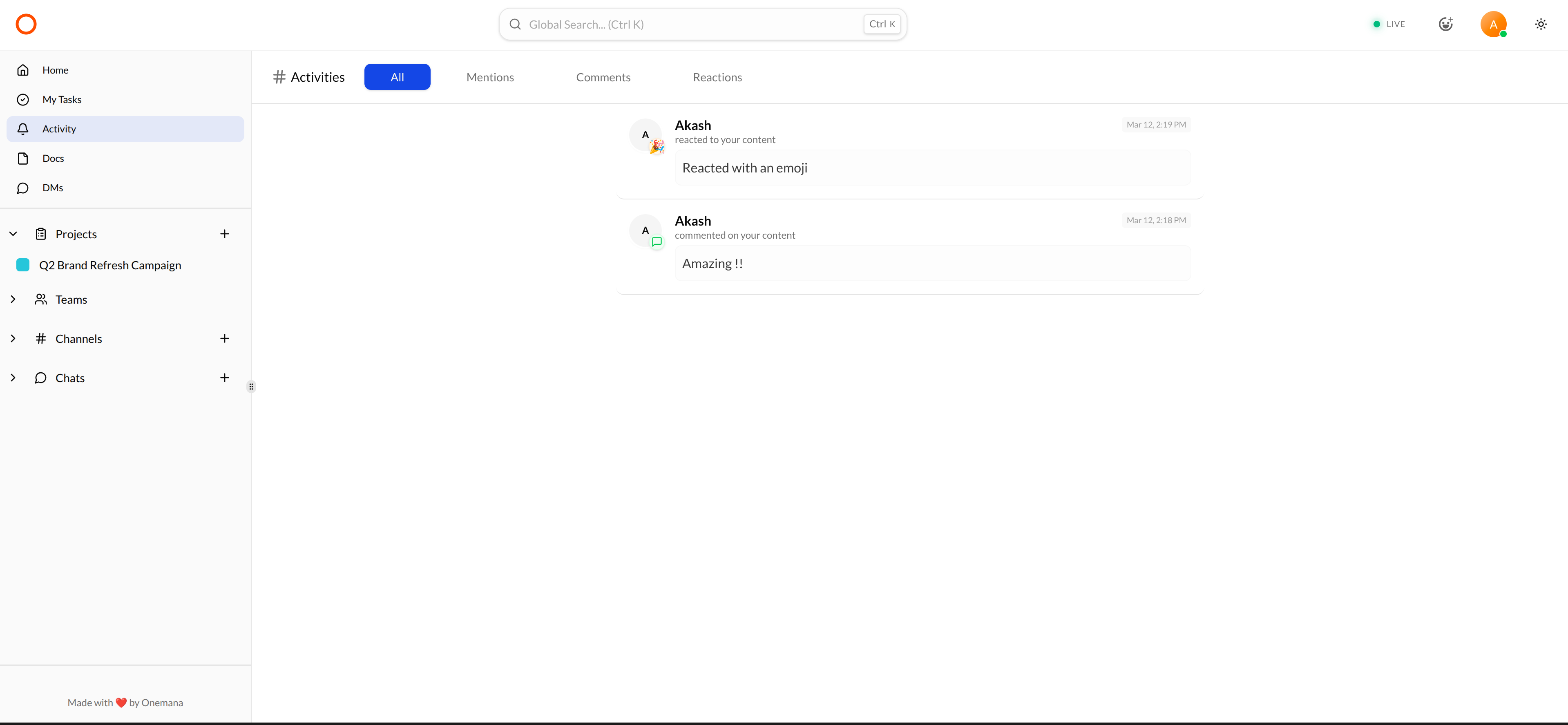 OneCamp gallery image