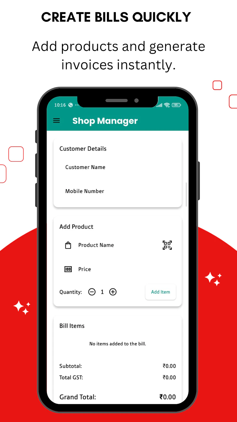 Shop Manager and Billing App screenshot 3