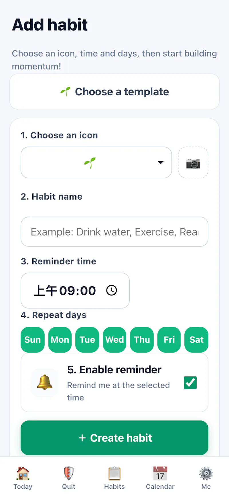 Good Habit: Daily Check-in screenshot 2