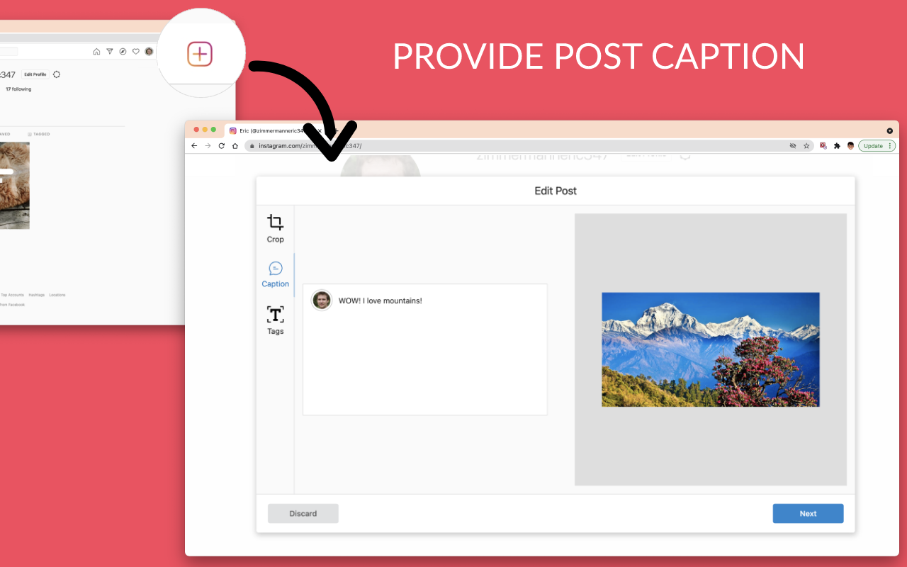 Post Uploader for Instagram gallery image