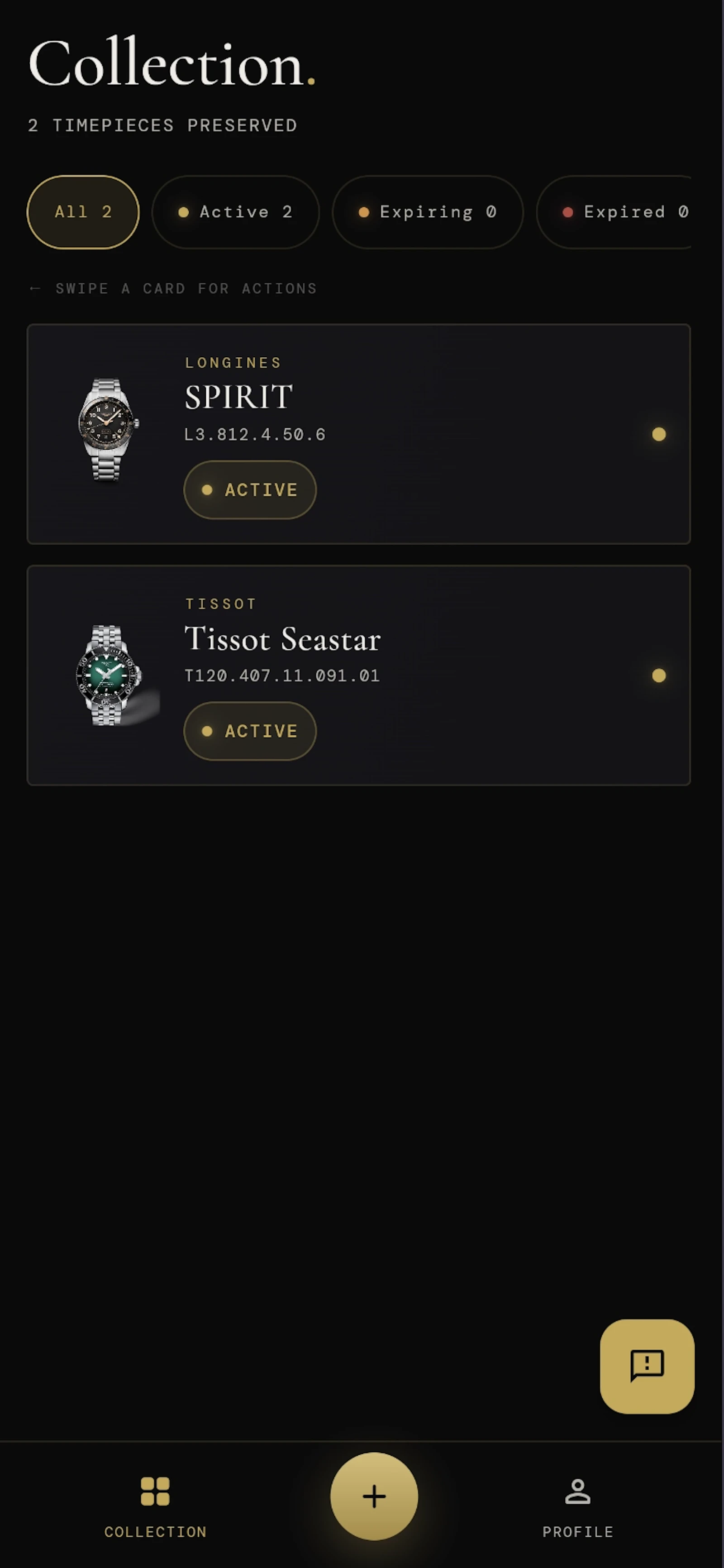 Private catalogue for watch collectors. screenshot 1