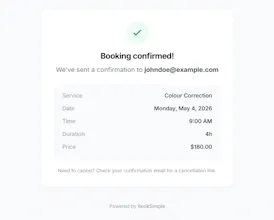 BookSimple by MGS Hosting gallery image