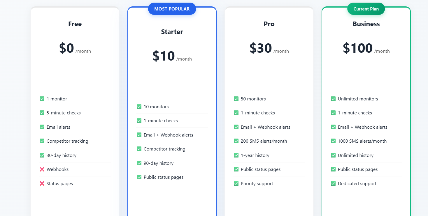 PingRival - Screenshot 2 showing product features and functionality