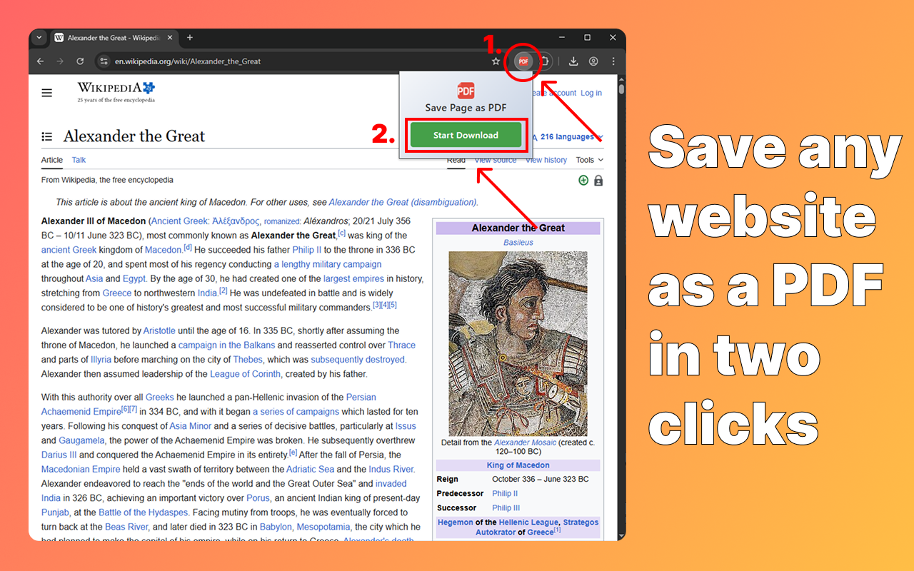 Save Page as PDF gallery image